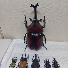 カブトムシフィギュアおまとめ６点セットの画像