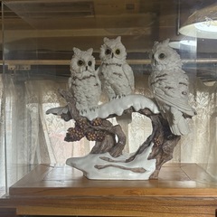 フクロウの置物