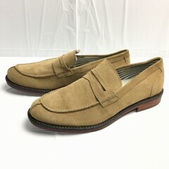 試着交換OK！Hawkins　ホーキンス　コインローファー　スリッポンシューズ　ベージュ　27.5　管NO.ZE-70の画像