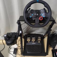 Logicool　g29 シフターハンコンスタンドセット