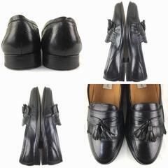 Mezlan　メスラン　タッセルローファー　ビジネスシューズ〈黒/BLACK/ブラック〉　サイズ10.5M　28.0-28.5　管NO.ZC-77の画像