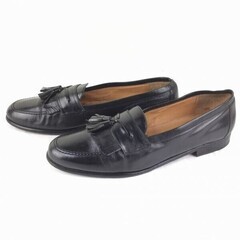 Mezlan　メスラン　タッセルローファー　ビジネスシューズ〈黒/BLACK/ブラック〉　サイズ10.5M　28.0-28.5　管NO.ZC-77の画像