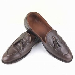 H.E.MANGO　タッセルローファー　ビジネスシューズ　焦げ茶...