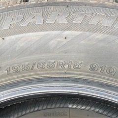 BRIDGESTONE 195/65R15 24年製　冬タイヤの画像