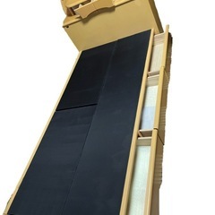 差し上げます✨分解済☆収納引き出し3つ付☆シングルベッド