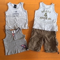 90センチ　男の子　ブランド　タンクトップ　まとめ売り　半ズボン