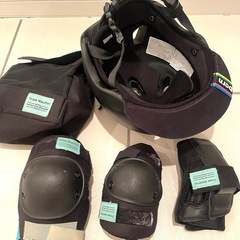 リップスティックミニ、両手の平肘膝サポーター、ヘルメット幼児〜小学生用の画像
