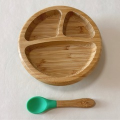 Avanchy バンブー ベビー用プレート ベビー食器②の画像
