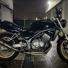 堺市南区発　カワサキ　バリオス　ZR250A 規制前　フルパワー45ps セル1 マーシャル 低走行 実働　格安　配送可の画像