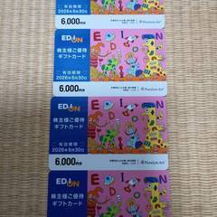 エディオン　ギフトカード　24000円分　2026.6.30まで