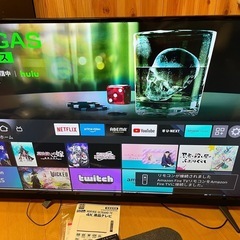 58VHDR対応　4K液晶テレビ　