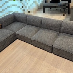 大型L字モダンデザインコーナーソファ ELTREAT