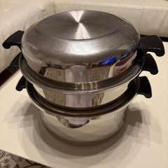 ステンレス鍋　蒸し器