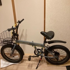 キャプテンスタッグ折りたたみファットバイク