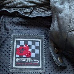 【お話し中】バイク　レザージャケット　FirstRacingの画像