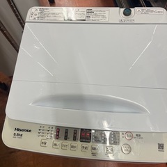 ハイセンス洗濯機全自動電気2024年5，5kg 仙台市内無料配達の画像
