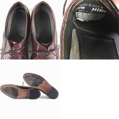 80s?USA　アメリカ/USA製/Vintage　Dexter　デクスター【10.5M　28.0/バーガンディ】　フルブローグ　ウイングチップ/men's 管NO.ZB-95の画像