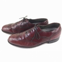 80s?USA　アメリカ/USA製/Vintage　Dexter　デクスター【10.5M　28.0/バーガンディ】　フルブローグ　ウイングチップ/men's 管NO.ZB-95の画像