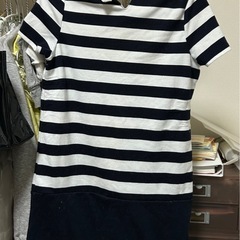 2着お纏め・シマシマＴシャツ・厚手7部袖春秋物服