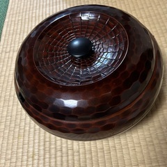 おひつ　外は木彫り　