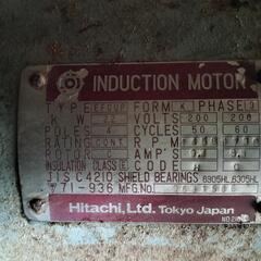 ベビコン　コンプレッサー　200v の画像
