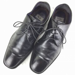 試着交換OK！Paul Smith/ポールスミス　プレーントゥ ビジネスシューズ〈黒/BLACK/ブラック〉size8　26.5/メンズ//men's 菅NO.メZB-18の画像