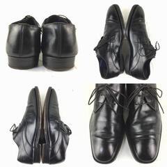 試着交換OK！Paul Smith/ポールスミス　プレーントゥ ビジネスシューズ〈黒/BLACK/ブラック〉size8　26.5/メンズ//men's 菅NO.メZB-18の画像