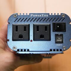 動作OK 未来舎 POWERTITE 24Vバッテリー用 100V 250W DC-ACインバーター FI-200260Bm @2の画像