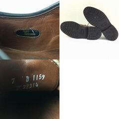 試着交換OK！アレンエドモンズ Big sur ビッグサー/ウイングチップ/ビジネスシューズ/7D/〈ブラウン/茶/BROWN〉スエード/　Vintage/メンズ//men's 菅NO.メZA-247の画像