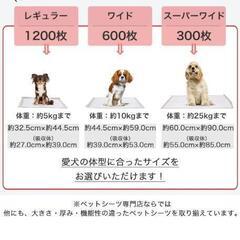 【未開封】ペットシーツ
ワイド 450枚（150枚×3袋） の画像