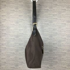 RALPH LAUREN/ラルフローレン　肩掛け/ハンドバッグ　ダークブラウン/焦げ茶　管NO.YB26-1の画像