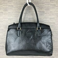 NINA RICCI/ニナリッチ　高級レザー　ハンドバッグ〈黒/...