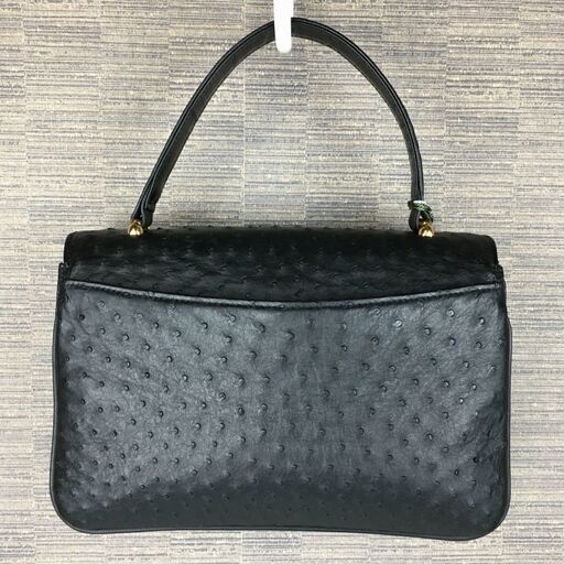 美品　MADE IN JAPAN オーストリッチ　JRA公認　黒　長ハンドル 美品 MADE IN JAPAN オーストリッチ JRA公認 黒 長ハンドル