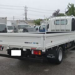 R.5(2023)年 いすゞ エルフ 3t平WL AT ホワイト ETC  ASR　ABS　ワイドロング　LEDライト　左電動格納ミラー　車間距離レーダー　床フック　車検1年付き　17284の画像