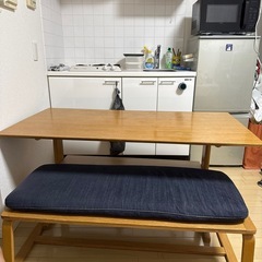 無印良品　リビングでもダイニングでもつかえるテーブルセット