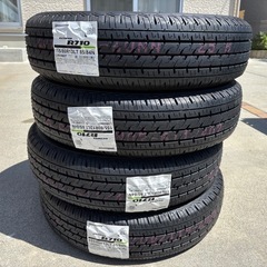 新品未使用ブリヂストン155/80R13タイヤ4本セット