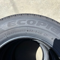 新品未使用ブリヂストン155/80R13タイヤ4本セットの画像