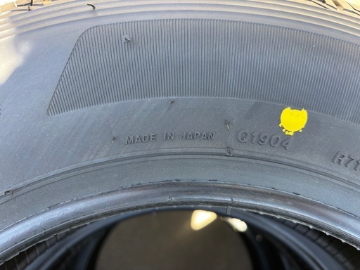 新品未使用ブリヂストン155/80R13タイヤ4本セット