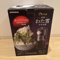 電動かき氷機の画像