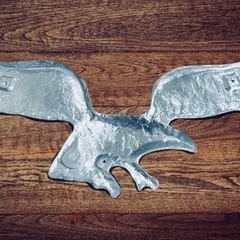 ヴィンテージ風 Silver 飾り物 イーグルモチーフ   雑貨 インテリア
の画像