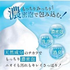 ウィル クレンズ フットソープ 医薬部外品 炭 柿 茶 フットスクラブ 足洗いソープ 足の匂い消し 足用石鹸の画像