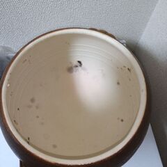 美品！！萬古鍋 石焼鍋 美鈴陶器　石を入れて焼くため、中の劣化含めずの画像