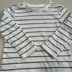 長袖ボーダーTシャツ　90サイズ