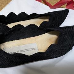 offen オッフェン　黒　パンプス