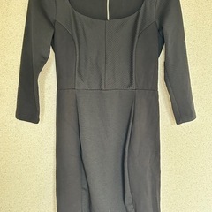 フォーマルタイトワンピース　黒　H&M ブラック