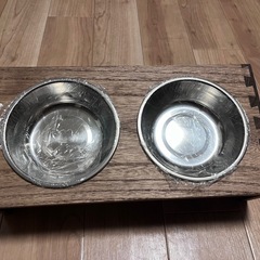 ✨未使用✨ペット食器台フードボウル