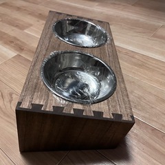 ✨未使用✨ペット食器台フードボウルの画像