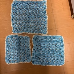 ハンドメイド敷物3枚セット