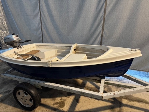 2馬力ボートセット　分割　船外機ホンダ　値下げ可能