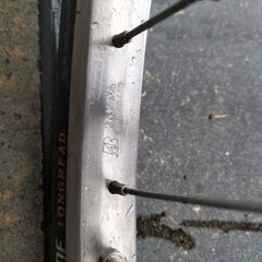 サビに強いステンレス製　27インチ自転車の画像